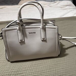 Michael Kors Cream Leather Satchel